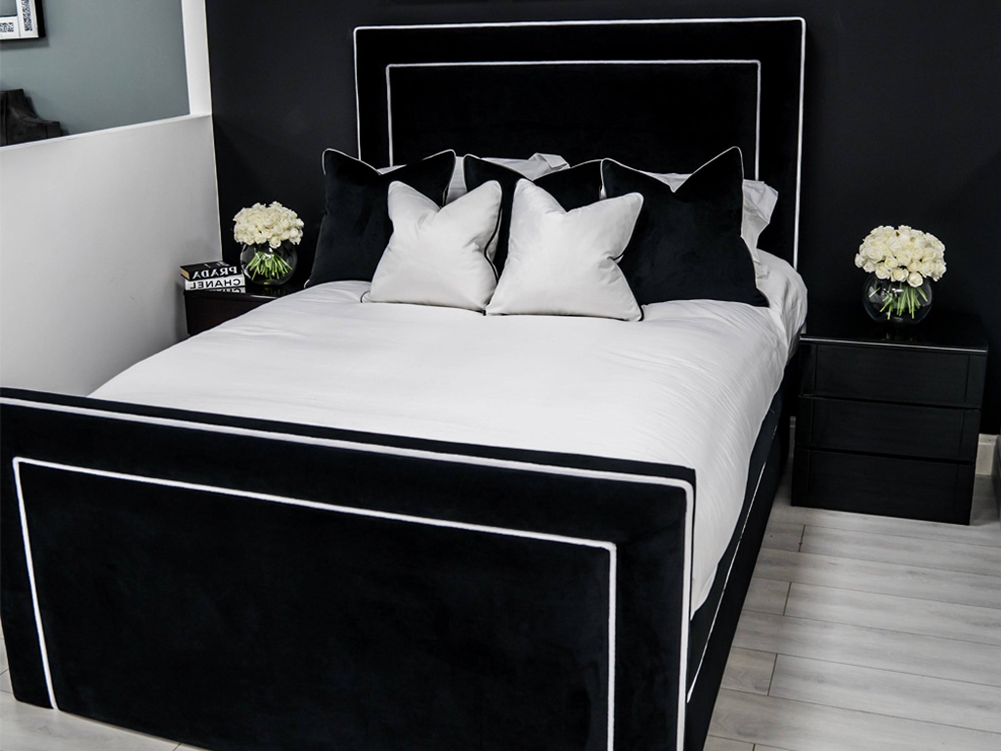 Elegance Piping Bed Frame - Unique Style Beds. 