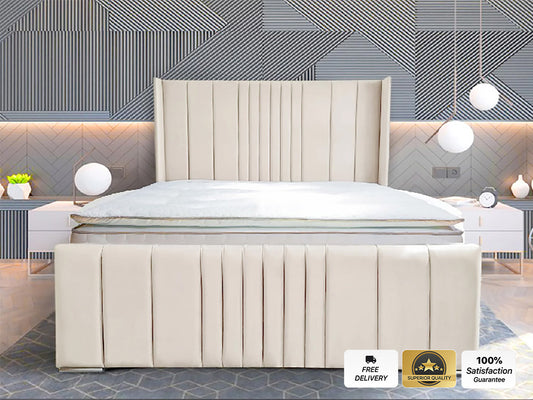 Regal Elegance Lined Bed Frame - Unique Style Beds. 