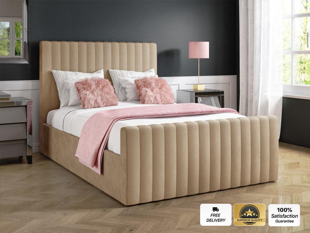 Zenith Lined Bed Frame