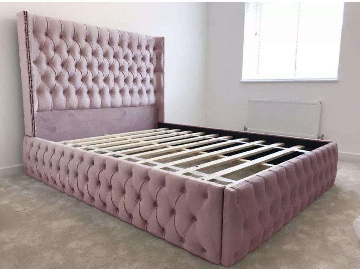 Wingback Chesterfield Bed Frame. - Unique Ambassador Beds