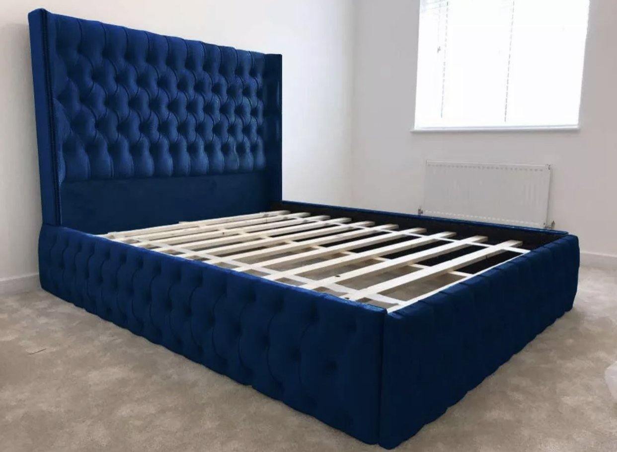 Wingback Chesterfield Bed Frame. - Unique Ambassador Beds